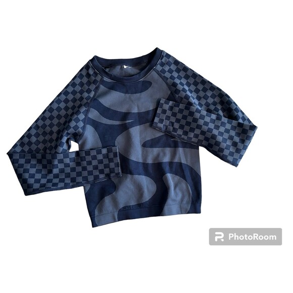 Fabletics Jada Seamless Two Piece Womens Blue Crop Fabletics‎ Yoga Athletic XS - Picture 6 of 11